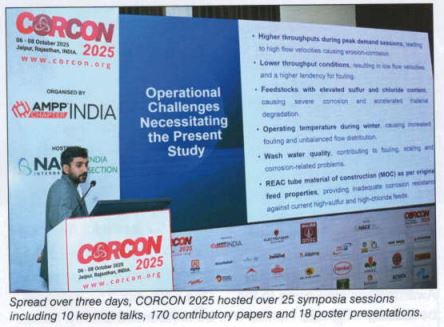 CORCON-2025: Landmark Event in the International Corrosion Conference Arena at Jaipur
